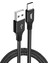 BL71 USB Type-C 2.4A 1.2m Data ve Şarj Kablosu Siyah 1