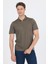 Koyu Haki Kısa Kol Düz Suprem Polo Yaka Cepsiz Esnek Casual Slim Fit Tişört 1011250161_720 1