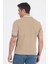 Koyu Bej Polo Yaka Kısa Kol Cepsiz Slim Fit :%100 Pamuk Tişört 1011250182 5