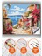 Color Akdeniz Sokakları Sayılarla Boyama Seti - Yetişkin BOYAMA,40X50 Yatay, Kendin Yap Hobi Seti 1