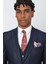 Koyu Lacivert Gabardin Kırlangıç Yaka Yelekli 6 Drop Slim Fit Takım Elbise 1001225176 5