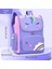 Yeni Çocuk Ilköğretim Okulu Öğrencileri Schoolbag 6-12 Yaşında Erkek ve Kız Omuzları Sırt Çantası 1-6 Sınıflar Unicorn Sevimli Wat Renk: Mor Büyük (Yurt Dışından) 1