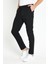 Erkek Siyah Italyan Kesim Slimfit Kumaş Pantolon 4