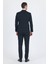 Siyah Kılıç Yaka Kruvaze Slim Fit Ceremony Takım Elbise 1001250203 5