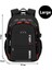Backpack Okul Çantası Back Pack Çocuklar Için Çocuk Çocuk Çocuk Genç Okul Çantası Erkek Erkekler Birincil Kitap Çantası Bagpack Kitap Portföyü Genç Renk: Siyah Kırmızı L (Yurt Dışından) 1