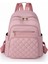 Lingge Perçin Naylon Kumaş Tasarımı Büyük Kapasiteli Üç Katmanlı Kadın Sırt Çantası Kıdemli Tasarımcı Marka 2024 Gençlik Okul Çantası Renk: Pembe (Yurt Dışından) 1