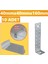 L Demiri Metal Köşebent 40X40X160 mm Mobilya Dolap Duvar Sabitleme 10 Adet Bağlantı Aparatı Gönye 1
