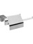 Mutfak Aparat Uzun Kağıt Havluluk Banyo Lavabo Kapaklı Kağıtlık 26 cm Metal Sağlam Krom 4