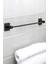Bro Havluluk Yapışkanlı Metal Siyah Banyo Lavabo Mutfak Uzun Kağıt Bez Havlu Askısı Kağıtlık 39 cm 5