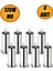 Baza Koltuk Kanepe Mobilya Yatak Çekyat Ayağı Diş Metrik 8 mm Krom Metal Ayakları 12 cm 8 Adet 1