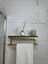Fulya Banyo Ahşap Raflı Gold Metal Havlu, Şal Askılık 2
