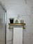 Fulya Banyo Ahşap Raflı Gold Metal Havlu, Şal Askılık 4