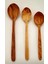 Üç Parça Zeytin Kaşık Takımı, 19 cm 24 cm 30 cm Zeytin Kaşık, Tahta Kaşık Seti 1
