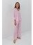 Beli Lastikli Krinkıl Pantolon Pembe 2