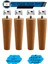 Ahşap Ayak (12 Cm) 4'lü Set Bağlantı Aparatlı Mobilya Koltuk Kanepe Ayağı Ayakları M8 Civatalı. 1