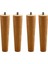 Ahşap Ayak (12 Cm) 4'lü Set Bağlantı Aparatlı Mobilya Koltuk Kanepe Ayağı Ayakları M8 Civatalı. 3
