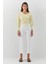 Crop Wide Leg Jean Pantolon Beyaz 2