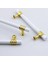 Lamos Mobilya Mutfak Dolabı Çekmece Dolap Kulpları Kapak Kulpu Kulbu Beyaz Altın 128 mm Metal Kulp. 4