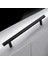 Morft Mobilya Mutfak Dolap Dolabı Çekmece Kulpu Kulbu -Mat Siyah Metal (128 Mm-12.8 Cm) Kulpları. 3