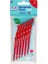 Angle Saplı Arayüz Fırçası Kırmızı 0,5 Mm 6 Lı 1