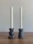 Moonlight Grey Elaria 2'li Dekoratif Şamdan, Mumluk 1
