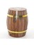 Pirinç Ahşap Fıçı Kumbara 12.5 cm WB535 - FKU2177-7250 1