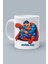 Super Kahraman Superman Karakter Super Dad Süper Baba Tasarım Baskılı Klasik Beyaz 1
