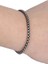 Yuvarlak Kibar Erkek Çelik Zincir Bileklik 4mm 21CM eck07b 5