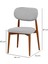 Parma Sandalye - Mense Kapuçino Kumaş - Ahşap Iskelet - Mutfak Sandalyesi - Salon Sandalyesi 3