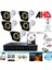 5 Kameralı 5mp Lens 1080P Warm LED Gece Renkli 320 GB HDD Dahil Güvenlik Seti - 25320W 1
