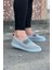 HS061 Gri Triko Babet Erkek Casual Ayakkabı 2