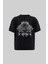Mchnst Knıt Tıger Detaıled Tee Black 1