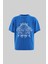 Mchnst Knıt Tıger Detaıled Tee Saks Blue 1