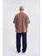 Erkek Basic Super Pamuklu Oversize Kakao Tişört 5