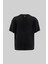 Mchnst Knıt M Letter Applıque Tee Black 3