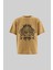 Mchnst Knıt Tıger Detaıled Tee Soft Beıge 1