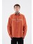 Erkek Printed Detachable Sleeve Gömlek Orange 2