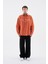 Erkek Printed Detachable Sleeve Gömlek Orange 5
