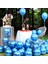 25 Adet Koyu Mavi Krom Balon Parlak Metalik Krom Koyu Mavi Balon Helyum Gazına Uçan Balona Uygundur 1