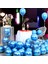 25 Adet Koyu Mavi Krom Balon Parlak Metalik Krom Koyu Mavi Balon Helyum Gazına Uçan Balona Uygundur 4
