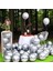 25 Adet Gümüş Krom Balon Parlak Metalik Krom Gümüş Balon Helyum Gazına Uçan Balona Uygundur 1