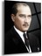 Atatürk Cam Tablo - Cam Tablolar - Atatürk Tablo - Atatürk Portresi - Atatürk Tablosu - ATA046 1