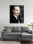 Atatürk Cam Tablo - Cam Tablolar - Atatürk Tablo - Atatürk Portresi - Atatürk Tablosu - ATA046 3