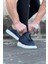 HS010 Lacivert Cilt Erkek Casual Ayakkabı 3