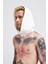 Erkek Basıc Ekru Hoodie 2