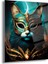 Maskeli Kedi Cam Tablo - MOD048 1
