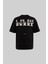 Erkek I Am Not Sorry Printed Oversize Siyah Tişört 1