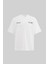Erkek Slogan Printed Raglan Oversize Ekru Tişört 2