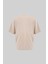 Erkek Mud Technical Printed Oversize Soft Bej Tişört 3