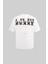 Erkek I Am Not Sorry Printed Oversize Ekru Tişört 1